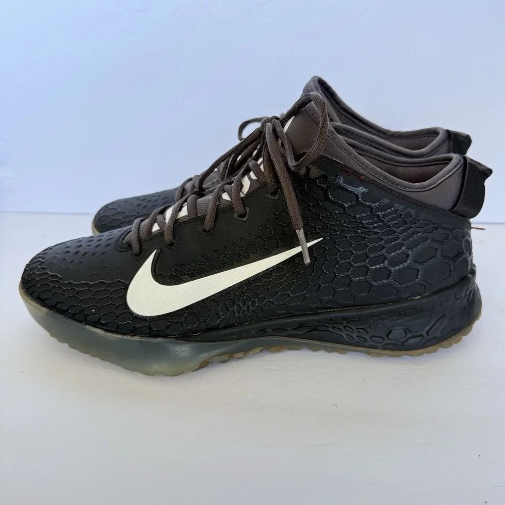 Nike Force Zoom Trout 5 Turf Baseball Shoes Men's 11.5 Black AH3374-014